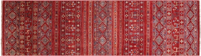 Runner Tribal Persian Gabbeh Hand-Knotted Rug