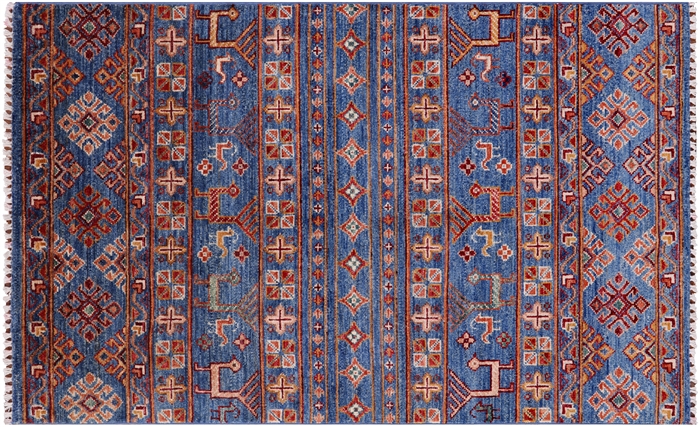 Persian Gabbeh Tribal Hand Knotted Rug