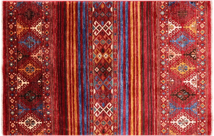Khorjin Super Kazak Handmade Wool Rug