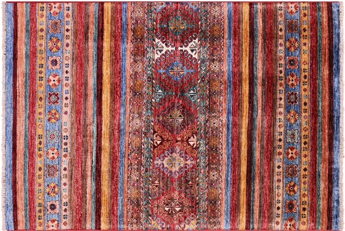 Khorjin Super Kazak Hand Knotted Rug