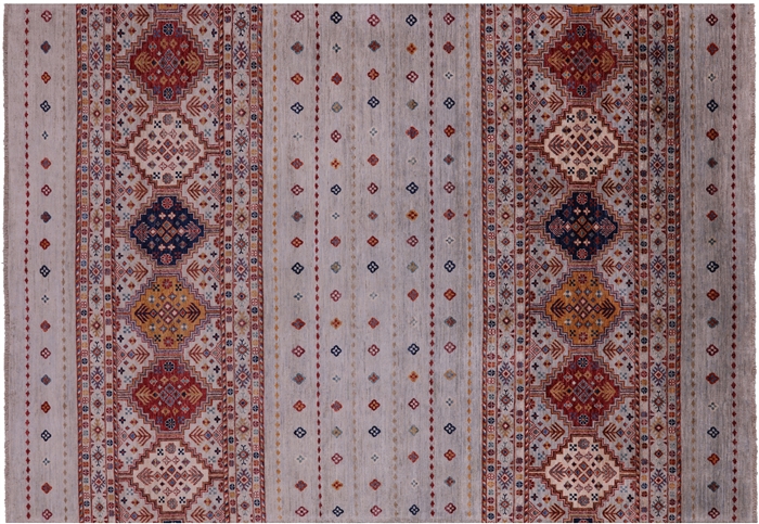 Hand Knotted Khorjin Super Kazak Rug