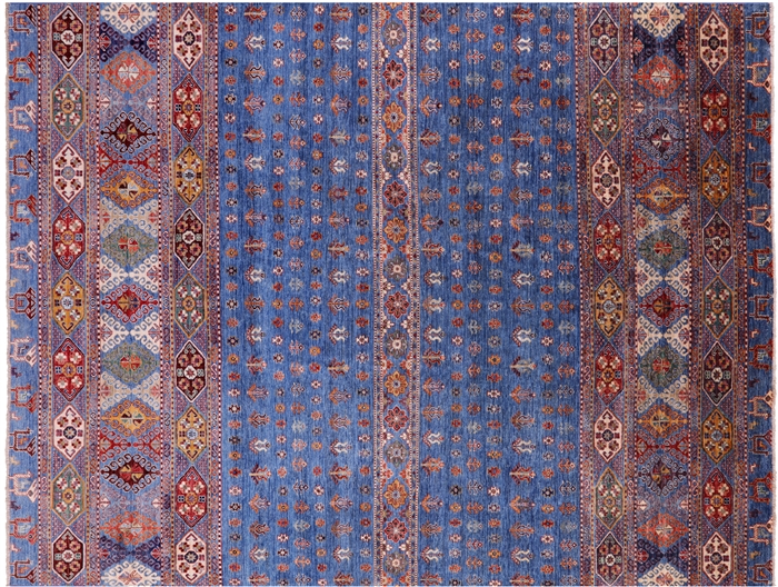 Persian Gabbeh Tribal Hand-Knotted Rug