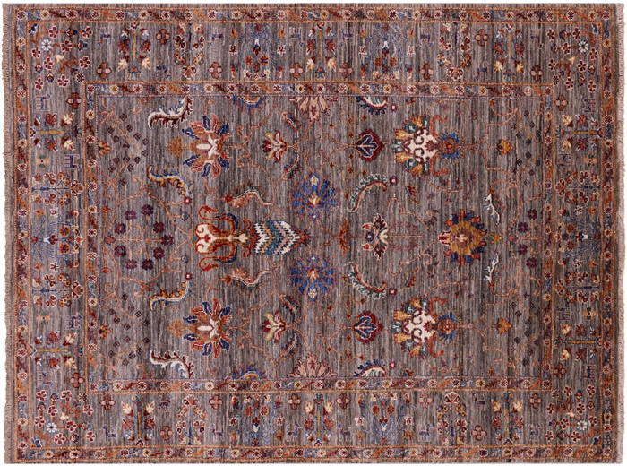 Persian Tabriz Hand Knotted Wool Rug