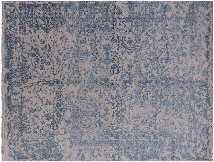 Wool & Silk Persian Hand Knotted Rug