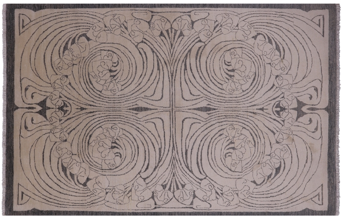 William Morris Hand-Knotted Wool & Silk Rug