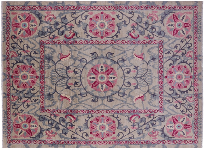 William Morris Hand Knotted Wool Rug