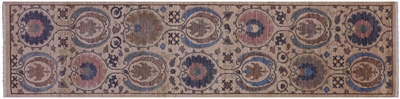 William Morris Hand Knotted Runner Rug