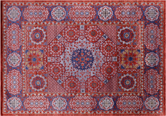 Handmade Mamluk Wool Rug