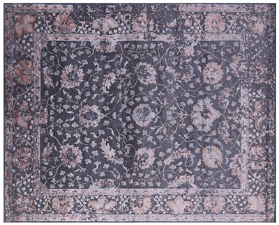 Persian Tabriz Wool & Silk Handmade Rug