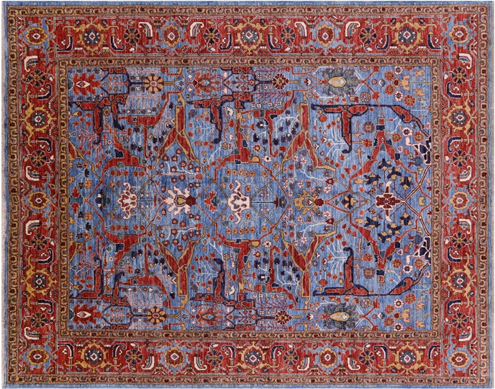 Handmade Persian Fine Serapi Wool Rug