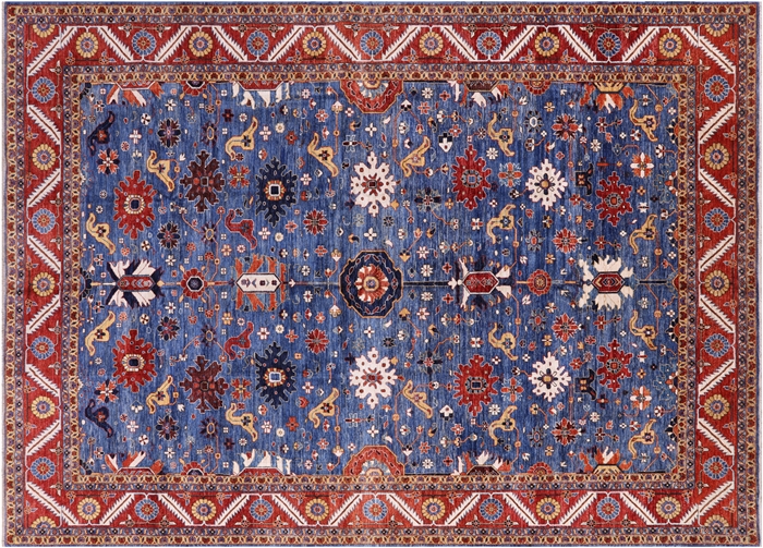 Handmade Persian Fine Serapi Wool Rug