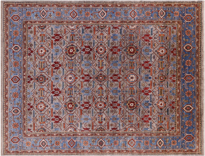 Handmade Persian Fine Serapi Wool Rug