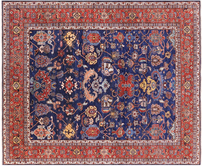 Persian Fine Serapi Handmade Wool Rug