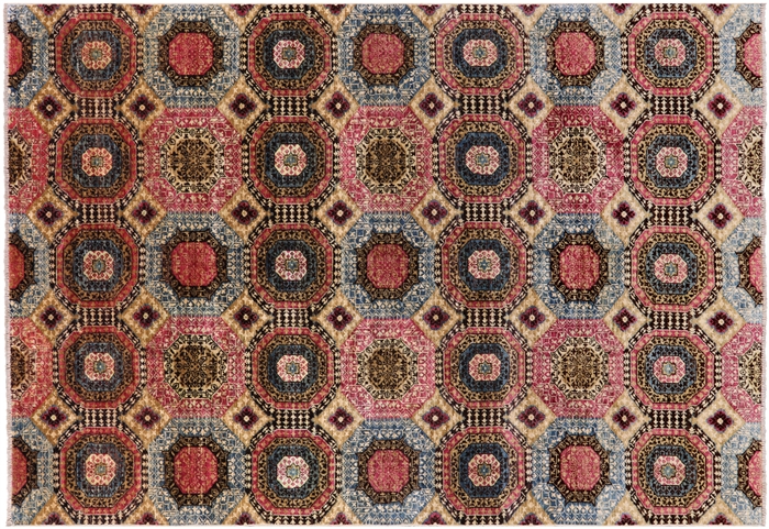 Mamluk Hand-Knotted Wool Rug