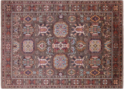 Hand-Knotted Persian Tabriz Rug