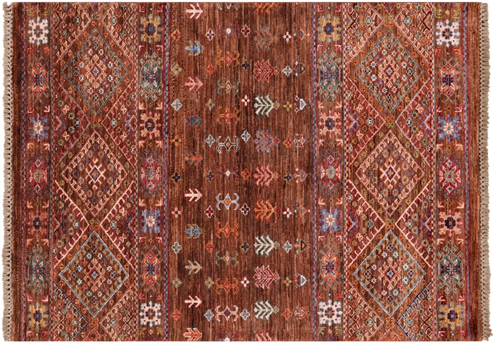 Hand Knotted Khorjin Wool Rug
