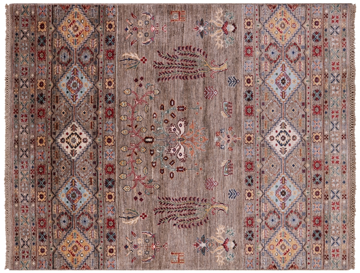 Handmade Super Kazak Khorjin Rug