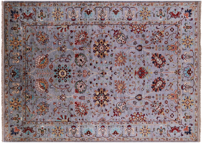 Persian Tabriz Hand Knotted Wool Rug