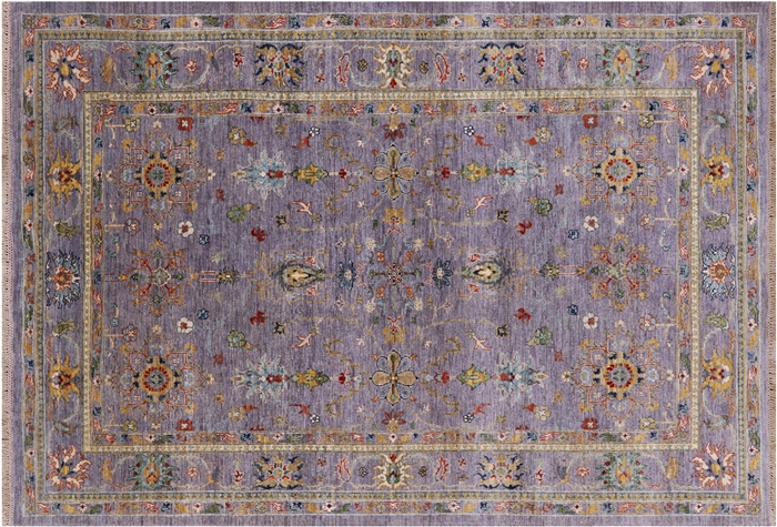 Persian Tabriz Hand-Knotted Rug