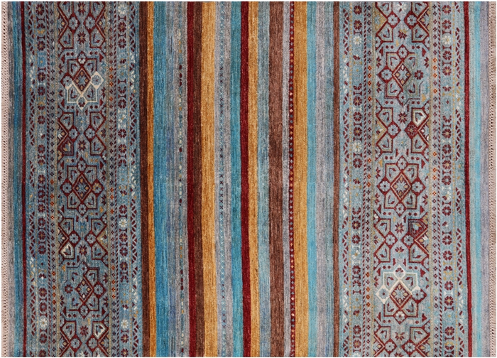 Super Kazak Khorjin Handmade Rug