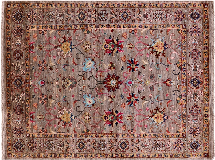 Persian Tabriz Hand Knotted Wool Rug