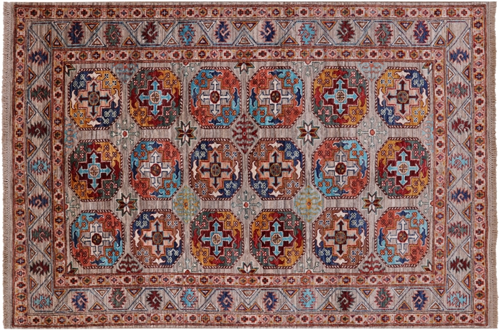 Bokhara Hand-Knotted Rug