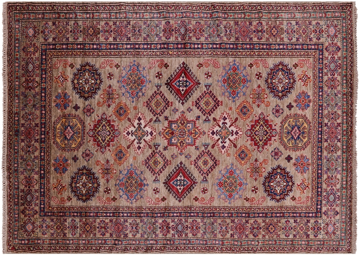 Super Kazak Hand Knotted Wool Rug