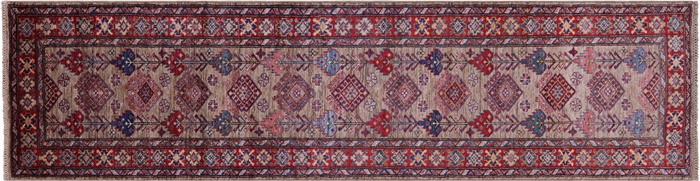 Runner Super Kazak Handmade Wool Rug