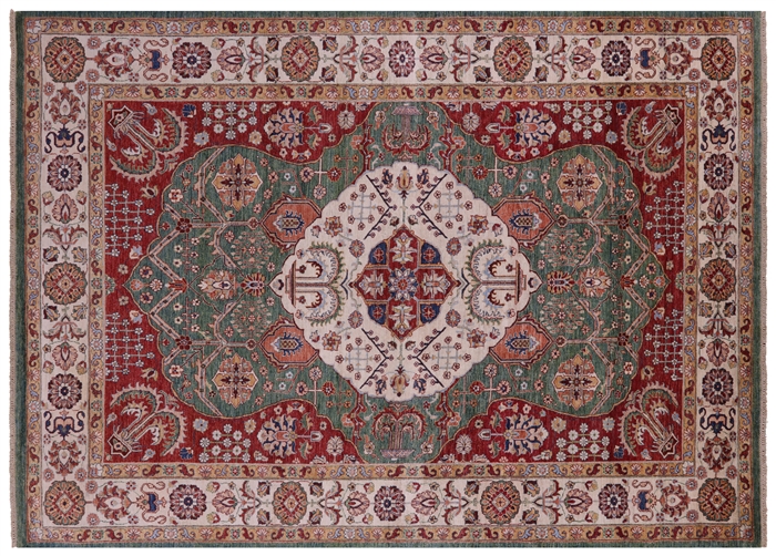 Persian Tabriz Hand Knotted Wool Rug