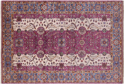 Handmade Persian Fine Serapi Wool Rug