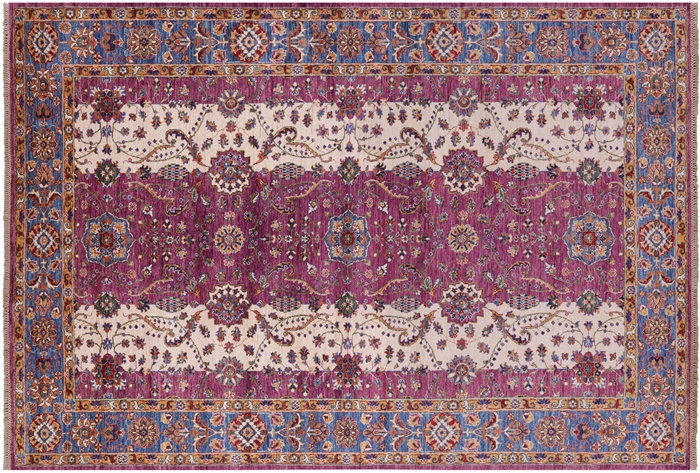 Handmade Persian Fine Serapi Wool Rug