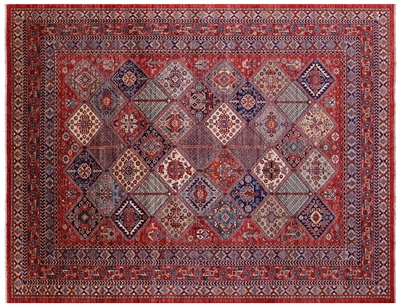 Hand-Knotted Persian Fine Serapi Wool Rug