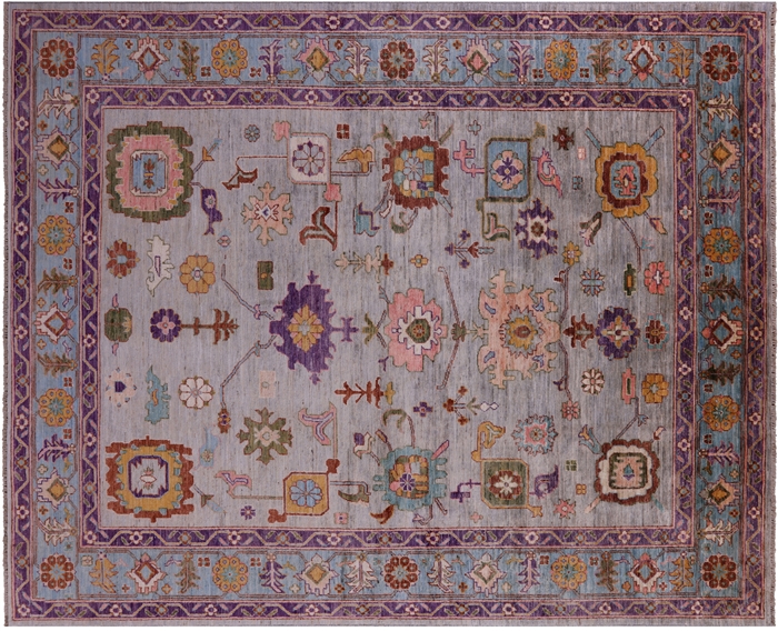 Oushak Hand Knotted Wool Rug