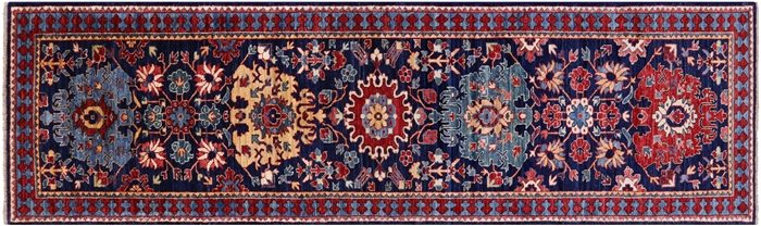 Runner Persian Fine Serapi Hand-Knotted Rug