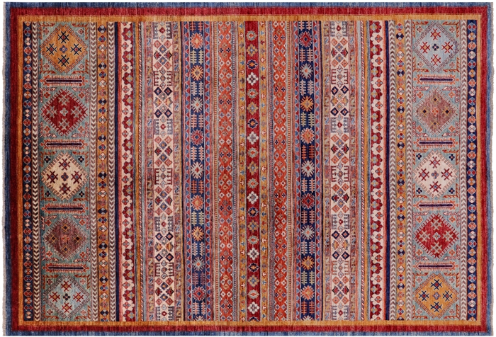 Super Kazak Khorjin Handmade Rug