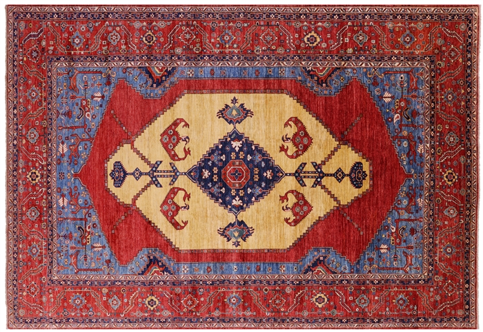 Persian Fine Serapi Handmade Wool Rug