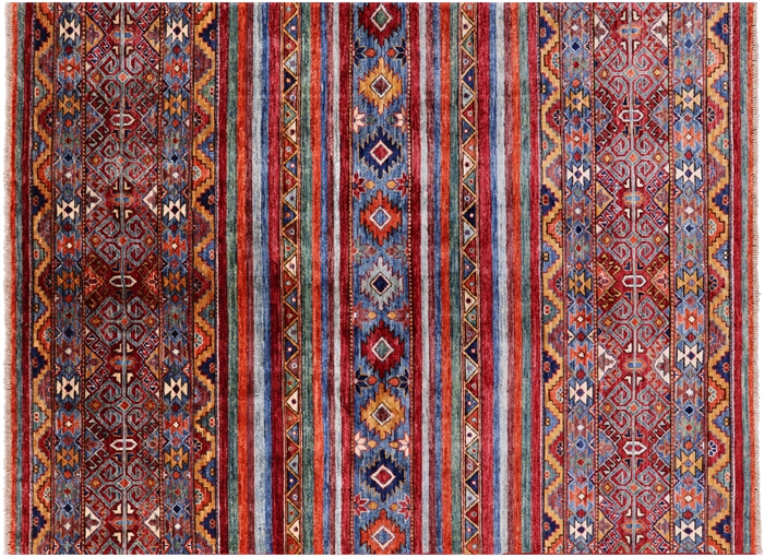 Super Kazak Khorjin Handmade Rug