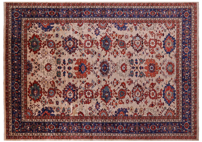 Handmade Persian Fine Serapi Wool Rug