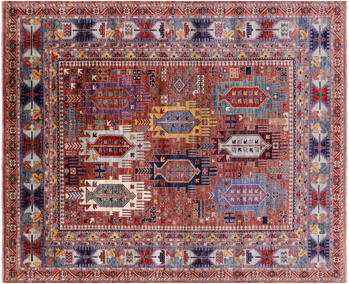 Handmade Fine Serapi Tribal Rug