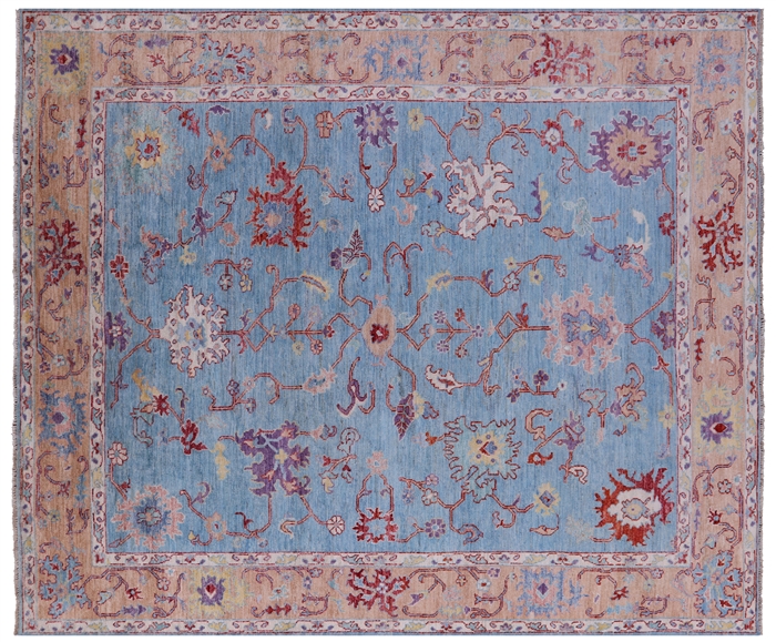 Oushak  Hand Knotted Wool Rug