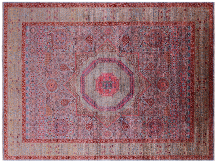 Mamluk Hand-Knotted Wool Rug