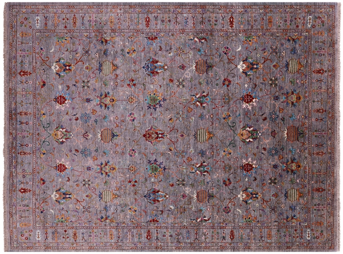 Persian Tabriz Hand Knotted Wool Rug