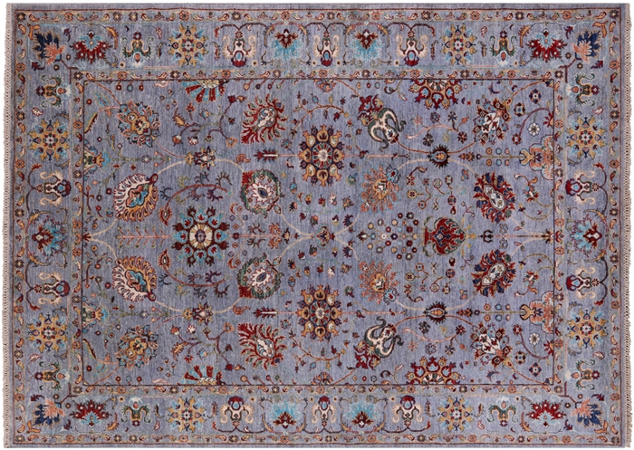 Hand Knotted Persian Tabriz Wool Rug