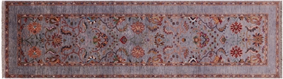Runner Persian Tabriz Hand-Knotted Wool Rug
