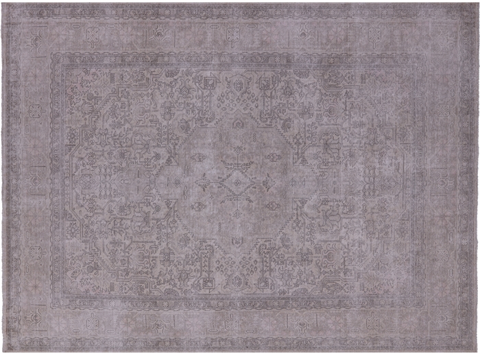 Hand Knotted Persian Vintage White Wash Rug