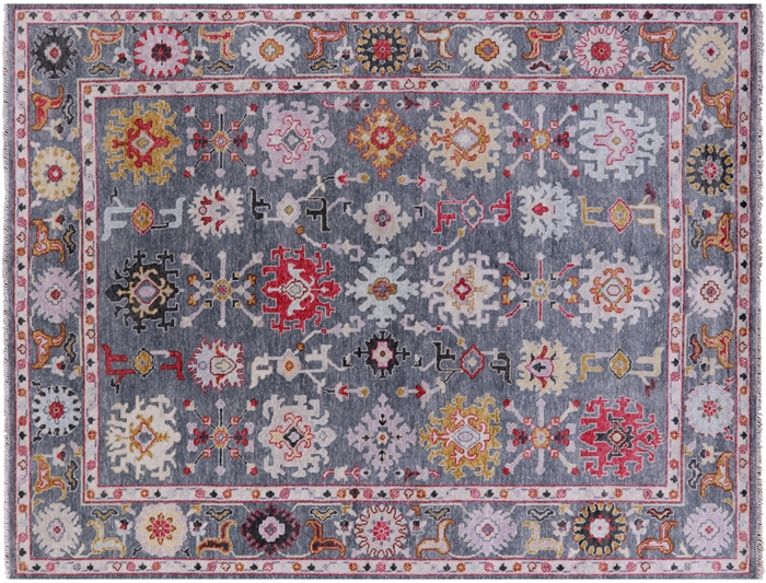 Oushak Hand Knotted Wool Rug