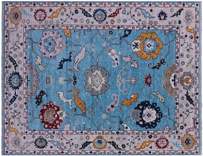 Turkish Oushak Handmade Wool Rug