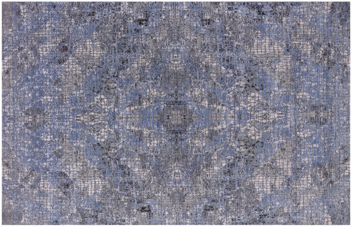 Wool & Silk Modern Hand Knotted Rug