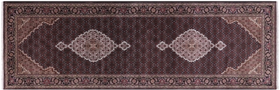 Runner Persian Tabriz Wool & Silk Handmade Rug