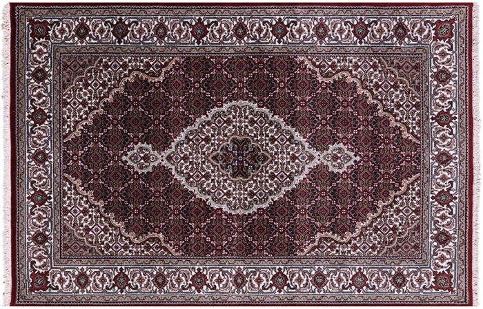 Wool & Silk Persian Tabriz Handmade Rug